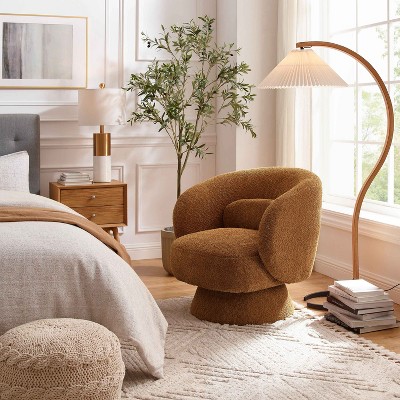 MINIMORE Modern Style Swivel Accent Chair