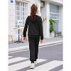 Arshiner Girls 2 Piece Outfits Sweatsuits Zip Up Hoodie Sweatshirt and Sweatpant Athletic Tracksuit Jogger Set Black 120 - 3 of 4