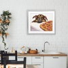 Stupell Industries German Shepherd with Pizza Framed Print Under Glass Art - 3 of 4