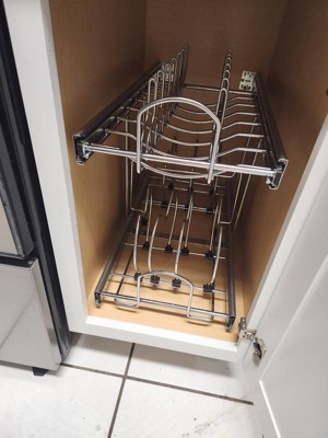 Two Tier Cookware Organizer - Fits Best in B15, RTA Cabinet