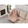 NicBex Luxury Chinchilla Faux Fur Gilded Throw Blanket for Bed Chair Sofa - 2 of 4