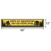 Big Dot of Happiness Sasquatch Crossing - Bigfoot Happy Birthday Decorations Party Banner - 2 of 4