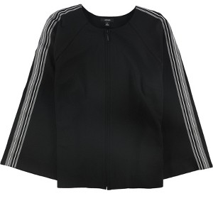 Alfani Womens Stripe Sleeve Jacket - 1 of 1