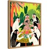 Amanti Art Monkey Poker a Royal Flush by Uma Gokhale Framed Canvas Wall Art - 2 of 4