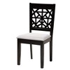 Baxton Studio Karel Modern Fabric and Wood Dining Set - image 3 of 4