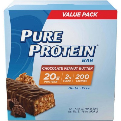 Pure Protein Bar - Chocolate Peanut Butter - 12ct