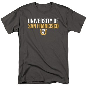 Men's University of San Francisco Official Stacked T-Shirt - 1 of 4