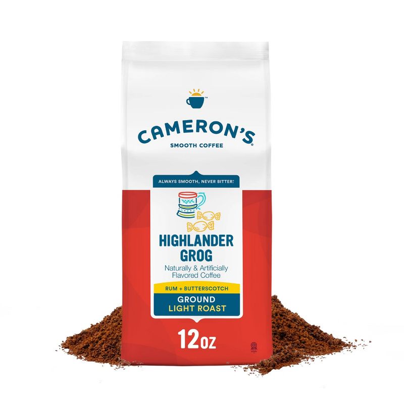 Cameron's Coffee Highlander Grog Light Roast Ground Coffee - 12oz, 1 of 5