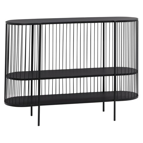 Target metal store console table