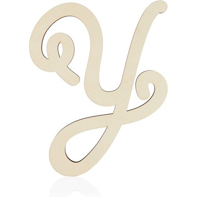 Unfinished Wood Letters, 13" Large Wooden Alphabet Letter for Crafts, Wall Décor