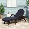 Christopher Knight Home Yannic Outdoor Water Resistant Fabric Chaise Lounge Cushions - 2 of 4