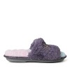 Dearfoams Kid's Girls Lana Fuzzy Slide Slipper - 3 of 4