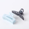 Chery Life 2 Pcs Strong Grip Hair Claw Clip for All Hair Types, Fashionable Hair Accessory - 3 of 4