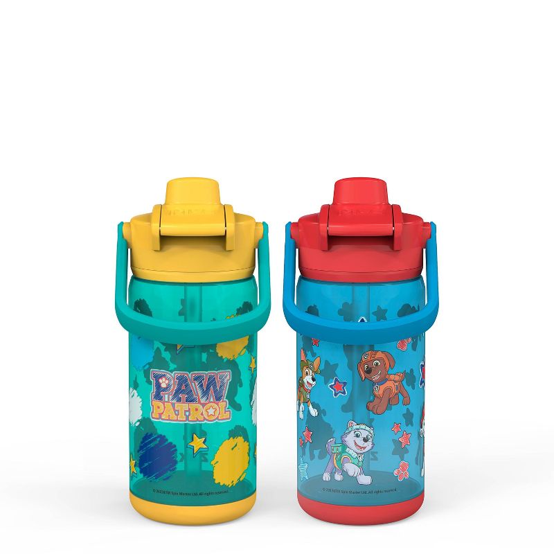 Zak Designs 2pc 16oz Antimicrobial Beacon Bottles with Straw, 5 of 10