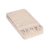Olive and Linen Ribbed Loom Terry Hand Towel Bundle - 4 of 4