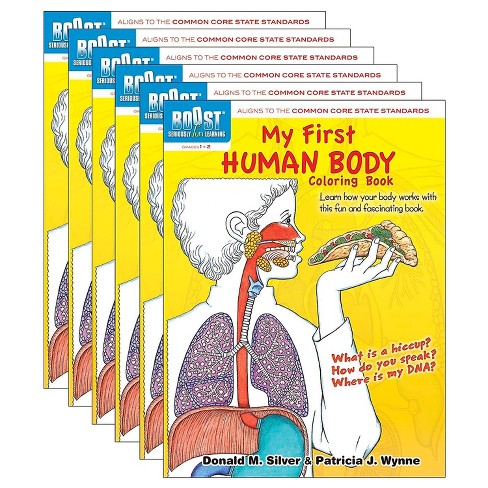 TARGET Human Anatomy Coloring Book - (Dover Science for Kids