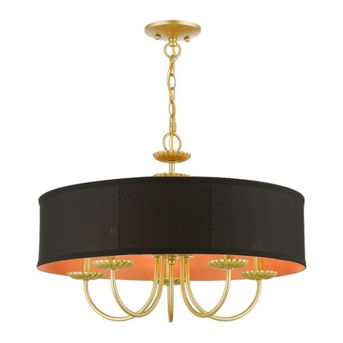 Livex Lighting Winchester 5 - Light Pendant In Soft Gold : Target