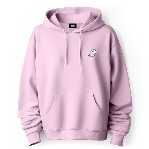 Dalix Embroidered Ghost Hoodie Soft Fleece Hood Sweatshirt Mens - 1 of 4