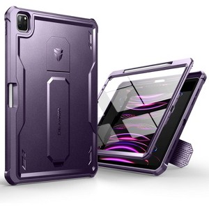Dexnor for iPad Pro 12.9 Inch Case 2022/2021/2020(6th/5th/4th), Heavy Duty Shockproof Protective Cover with Built-in Kickstand & Pen Holder - 1 of 1