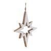 Melrose Wood Star Cut-Out Ornament (Set of 4) - 4 of 4