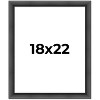 PosterPalooza | Refined Black Picture Frame - UV Acrylic, Foam Board Backing, Hanging Hardware - 2 of 4