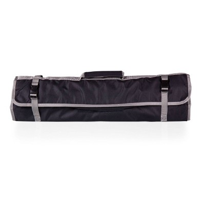 Arlmont & Co. 3-Piece BBQ Tote & Grill Accessories Set, Outdoor Gril Set with Case, BBQ Spatula, BBQ Fork, and BBQ Tongs Cornwall