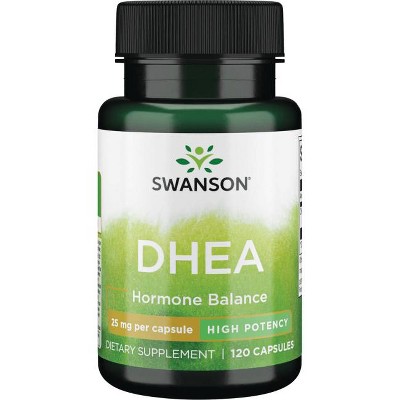 Swanson Dietary Supplements High Potency DHEA 25 mg Capsule 120ct.