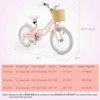 Infans 16" Kid’s Bike with Training Wheels Adjustable Handlebar Seat Handbrake Pink - 2 of 4