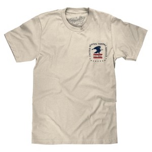 Tee Luv USPS United States Postal Service Mail Eagle T-Shirt - Cream Small - 1 of 3