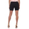 Rekucci Women's Comfort Fit Woven Riviera Shorts with Zipper Pockets - 3 of 4