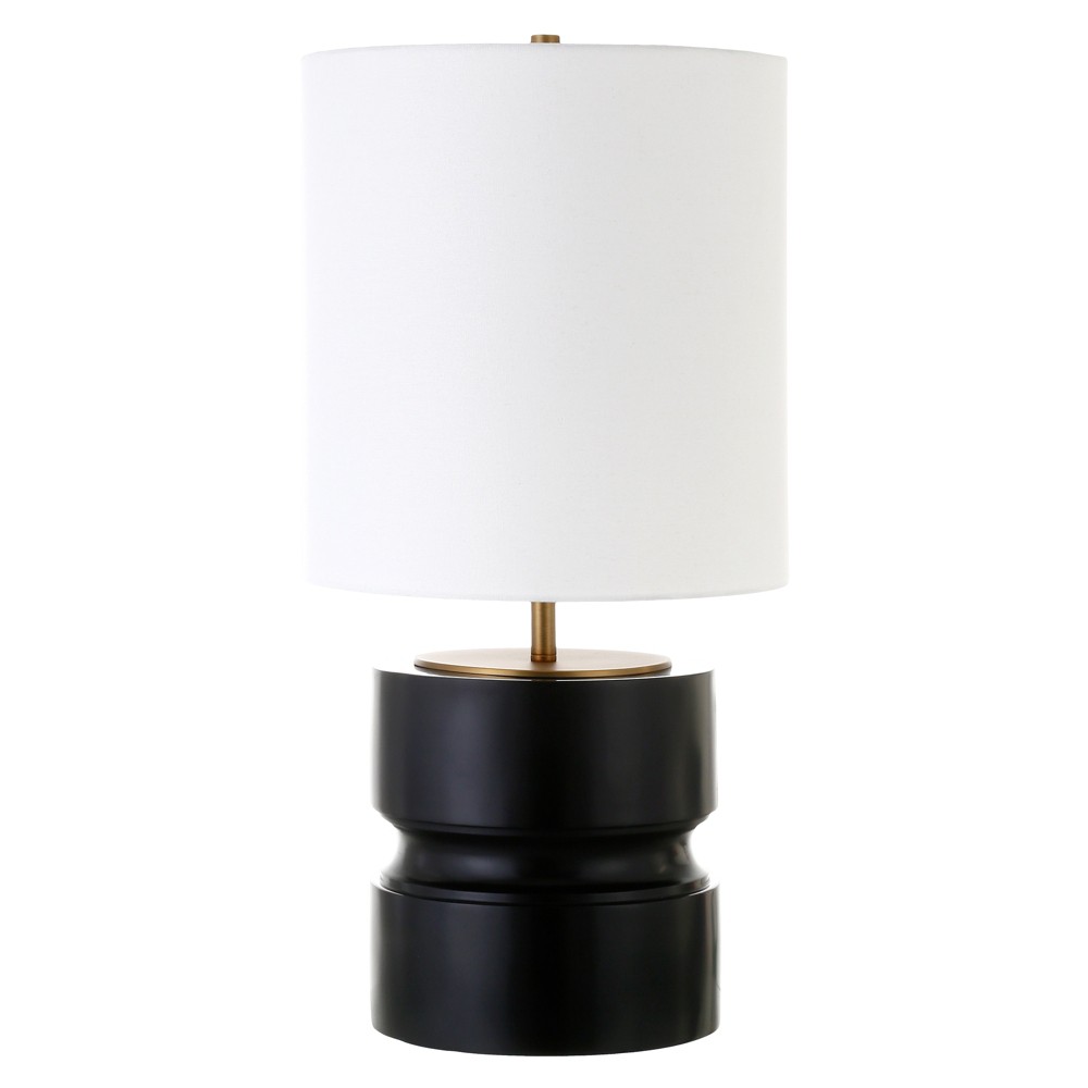 Hudson and Canal 27" Tall Table Lamp: Art Deco Inspired, Transitional Design, UL Listed