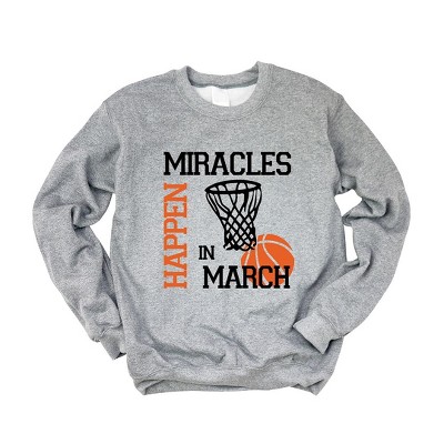 Simply Sage Market Women's Graphic Sweatshirt Miracles In March