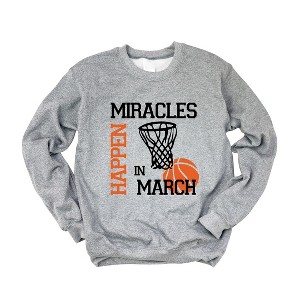 Simply Sage Market Women's Graphic Sweatshirt Miracles In March - 1 of 3