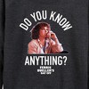 Women's - Ferris Bueller's Day Off - Do You Know Anything Lightweight French Terry Wide Neck Long Sleeve Shirt - 2 of 4