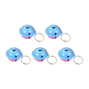 Unique Bargains Metal Smooth Durable Decoration DIY Crafts Key Chain Bells 5 Pcs - 1 of 3