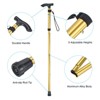 Unique Bargains Aluminum Alloy Quick Lock Collapsible Hiking Trekking Pole 33-37 Inch - 4 of 4