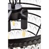 Elegant Lighting Nordic 5 - Light Pendant in  Black - 3 of 3