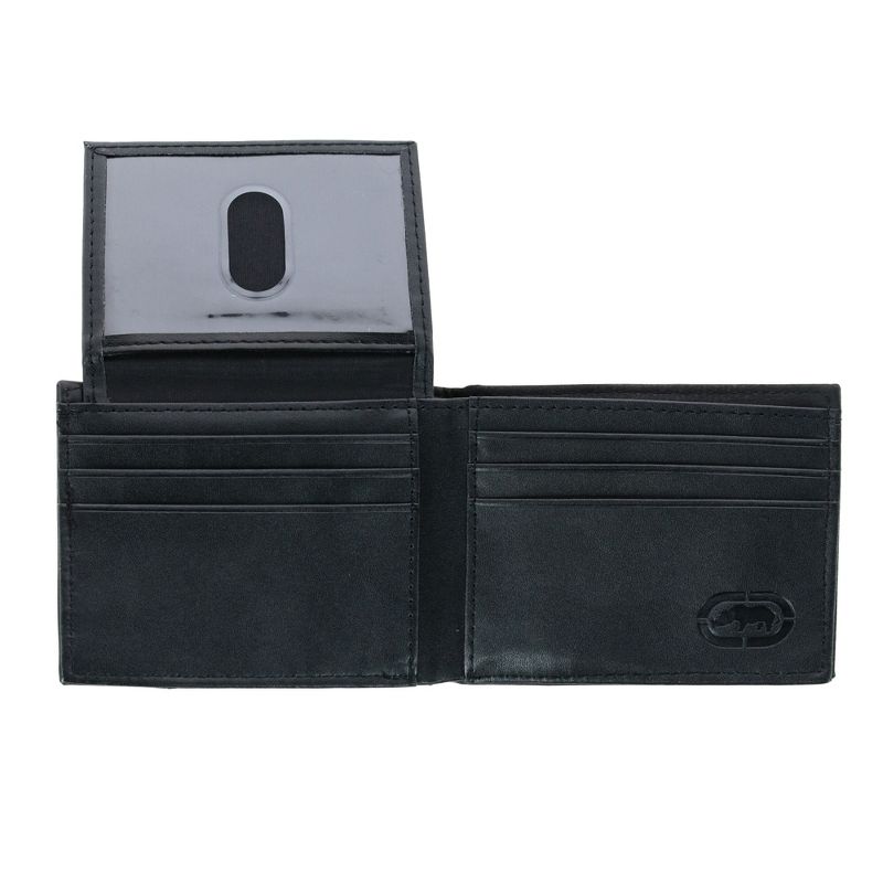 Ecko Men's Bifold Wallet with Flip-Out ID and Embossed Logo, 4 of 7