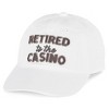 Collections Etc Retired to the Casino Adjustable Embroidered Hat NO SIZE - 2 of 3