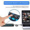 Boersma 7-Port USB 3.0 Hub – High-Speed Data Splitter with Smart Charging Port, Individual On/Off Switches, USB Extension for PC, Laptop, MacBook - 4 of 4