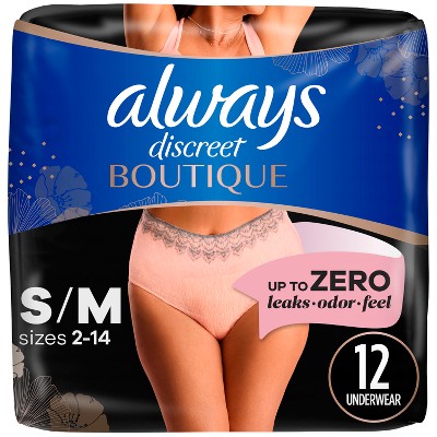Always Discreet Boutique Underwear Women's Incontinence - Maximum Protection