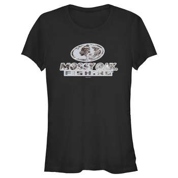 Men's Mossy Oak Bass Fishing Logo T-shirt - Black - 2x Large : Target