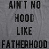 Mens Ain't No Hood Like Fatherhood T Shirt Funny Fathers Day Dad Parenting Graphic Tee - Crazy Dog Men's T Shirt - 2 of 4