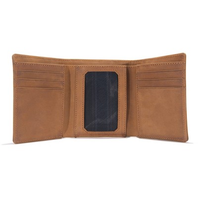 Carhartt Men's Casual Saddle Leather Wallets, Available in Multiple Styles and Colors, Carhartt Brown (Trifold). - image 5