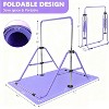Ainfox Gymnastics Bar with Mat Foldable Gymnastics Horizontal Bar Height Adjustable Gymnastics Equipment for Kids - 2 of 4