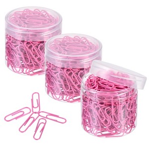 Unique Bargains Small Size Metal Prevent Tearing Pages Home Office Paper Clip 600 Pcs - 1 of 4