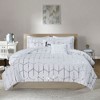 Sapphtopaz 4 Piece Sheet Set, Metallic Printed Comforter Set for Women, Men, Kids & Teens - 2 of 4