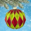 Cody Foster 2.5 Inch Midcentury Diamond Baubles Small Christmas Tree Ornament , Christmas Decor Honeycomb Waffle Mid-Century (1PC) - 2 of 4