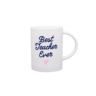 16oz Stoneware Best Teacher Ever Mug - Parker Lane