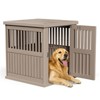 Dolonm Furniture-Style Durable Dog house Furniture with Lockable Door,for Small Medium Large Dogs - 2 of 4